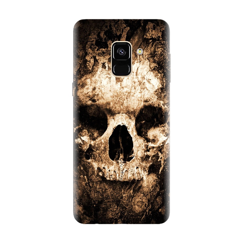 Husa silicon pentru Samsung Galaxy A6, Zombie Skull
