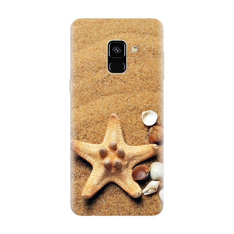 Husa silicon pentru Samsung Galaxy A8 Plus, Sea Shells