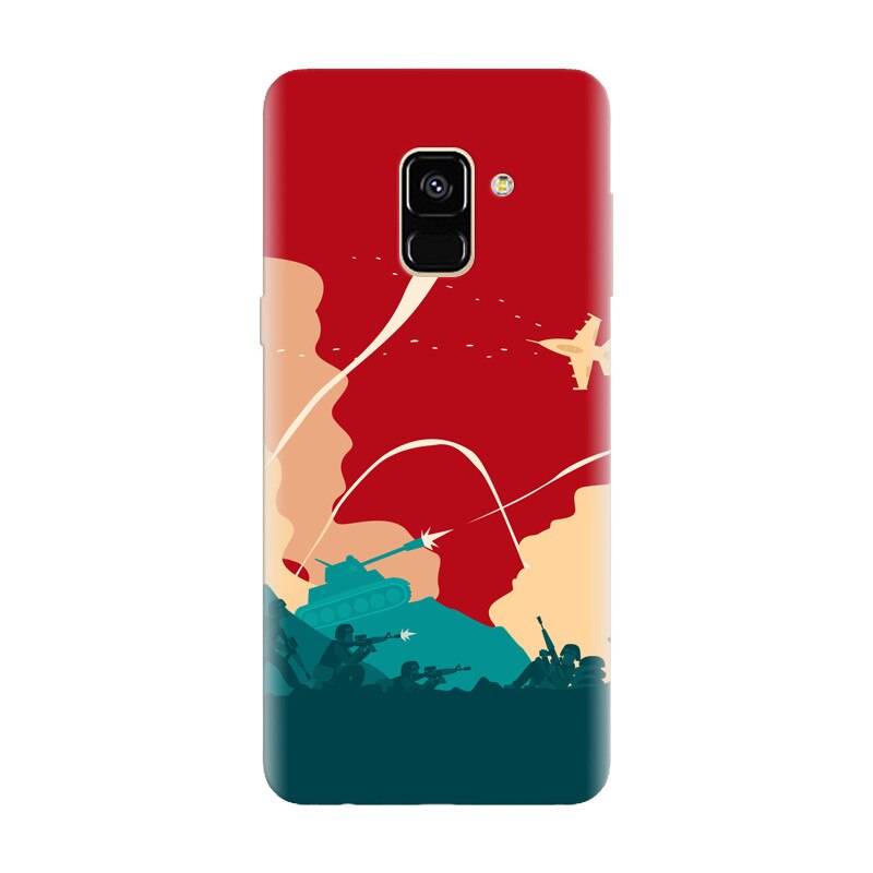 Husa silicon pentru Samsung Galaxy A8 Plus, War