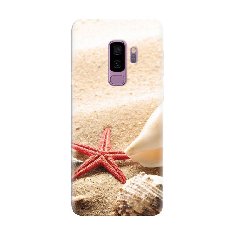 Husa silicon pentru Samsung Galaxy S9 Plus, Beach Shells And Starfish