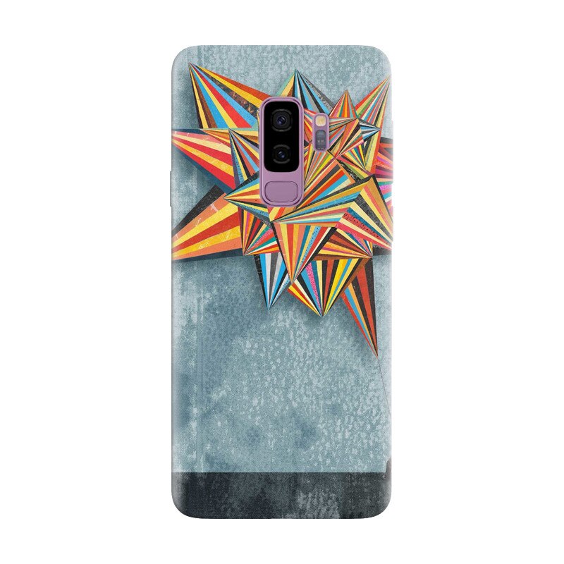 Husa silicon pentru Samsung Galaxy S9 Plus, Abstract Colorful Balloon Triangles