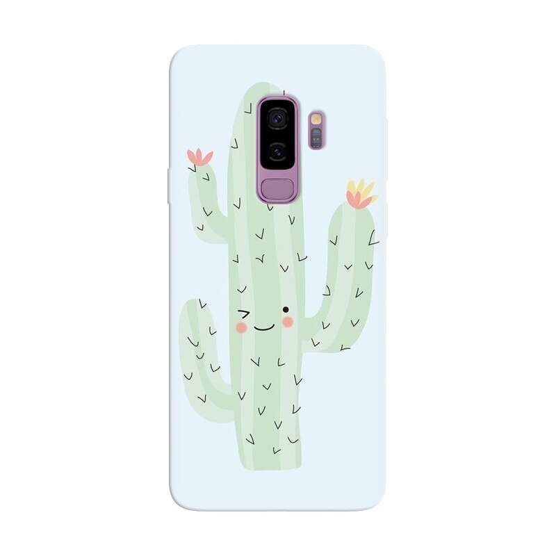 Husa silicon pentru Samsung Galaxy S9, Cactus