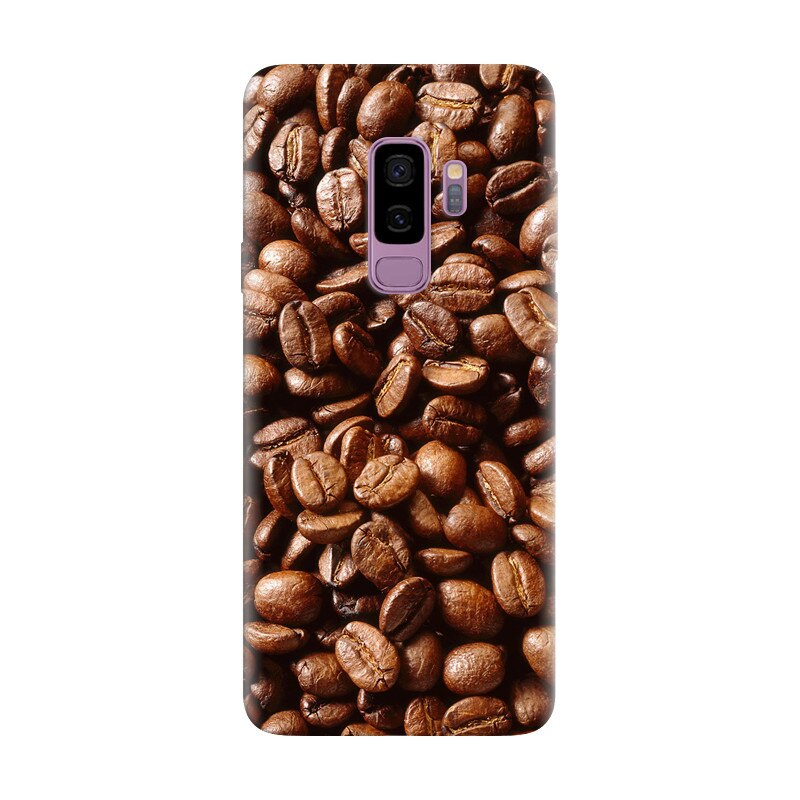 Husa silicon pentru Samsung Galaxy S9 Plus, Coffee Beans