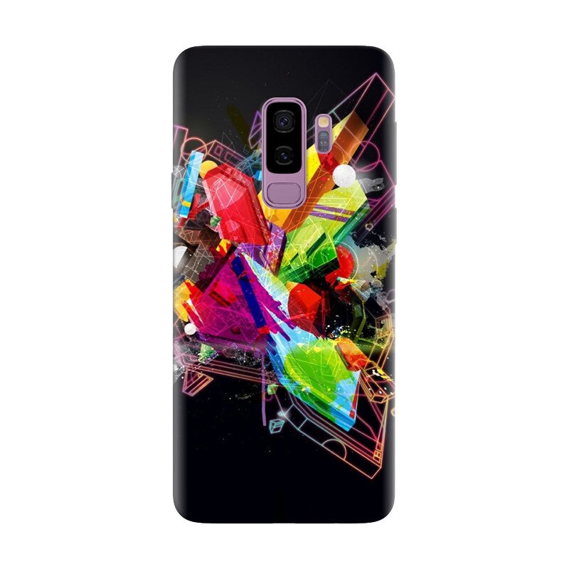 Husa silicon pentru Samsung Galaxy S9, Abstract Shape