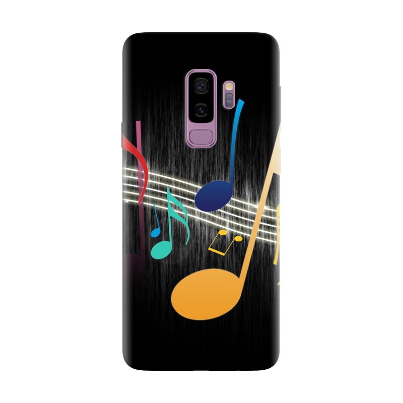 Husa silicon pentru Samsung Galaxy S9 Plus, Colorful Music