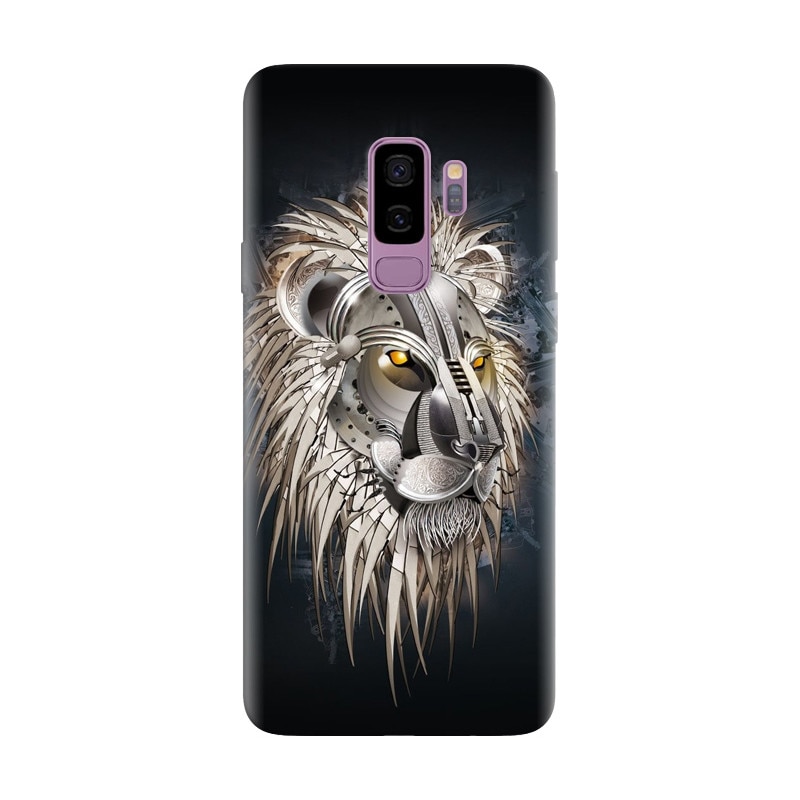 Husa silicon pentru Samsung Galaxy S9, Abstract Lion 001