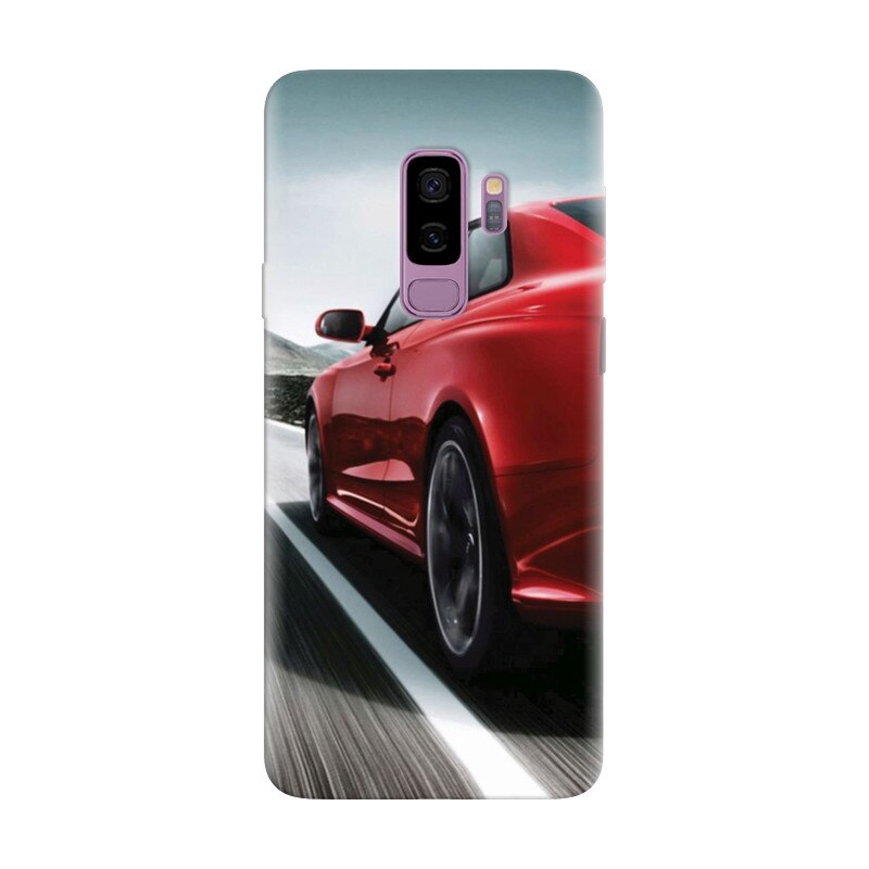 Husa silicon pentru Samsung Galaxy S9 Plus, Car On Road
