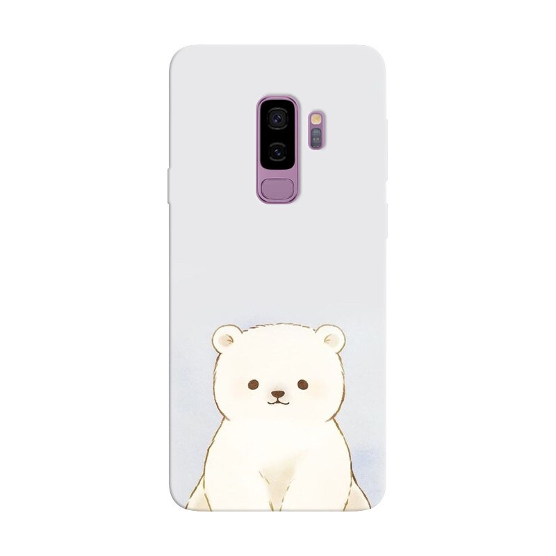 Husa silicon pentru Samsung Galaxy S9 Plus, Bear