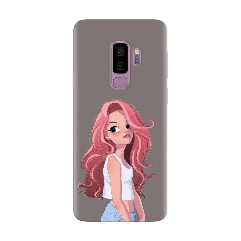 Husa silicon pentru Samsung Galaxy S9 Plus, Cute Girl