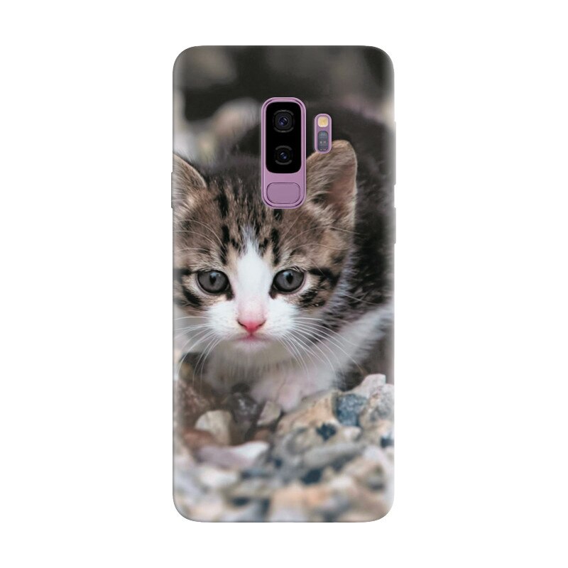 Husa silicon pentru Samsung Galaxy S9 Plus, Animal Cat