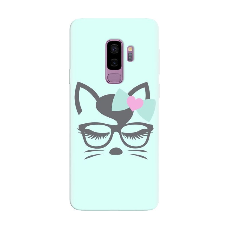 Husa silicon pentru Samsung Galaxy S9 Plus, Angel Cat