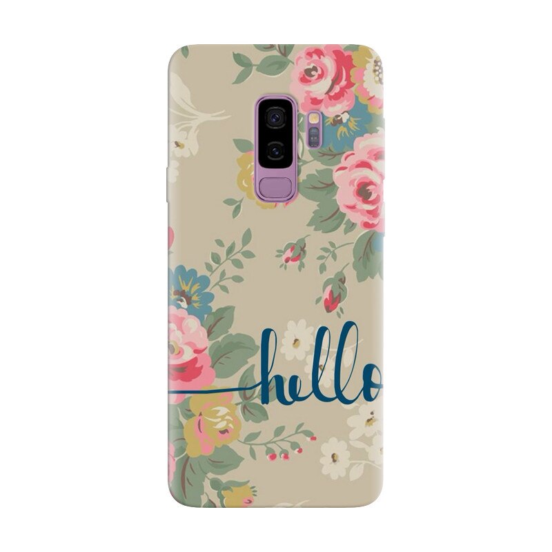 Husa silicon pentru Samsung Galaxy S9 Plus, Cute Flower Phone