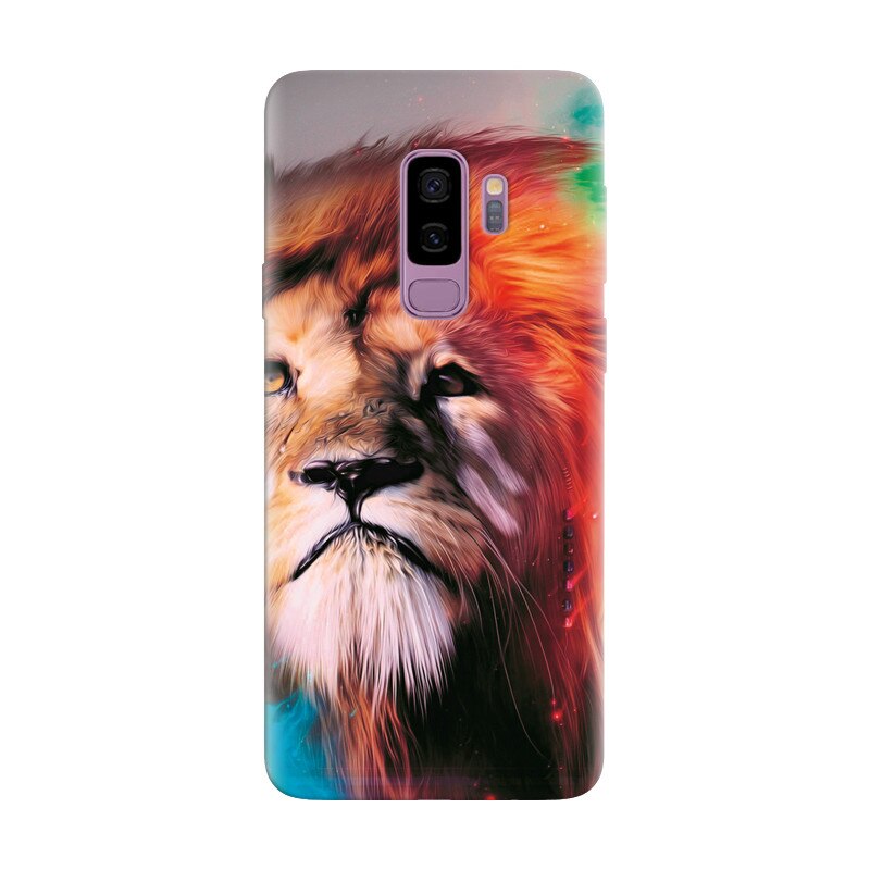 Husa silicon pentru Samsung Galaxy S9, Awesome Art Of Lion
