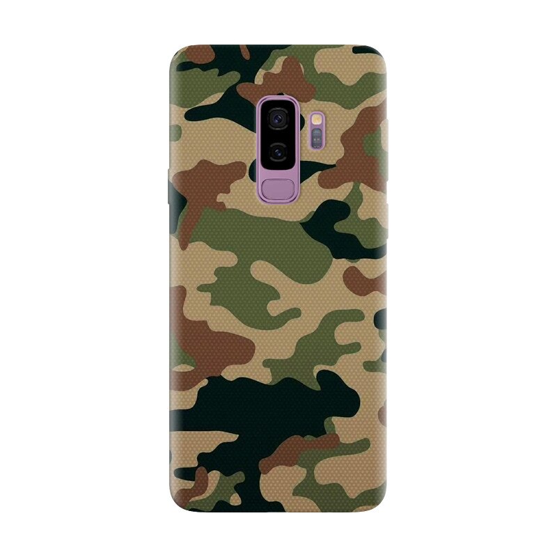 Husa silicon pentru Samsung Galaxy S9 Plus, Camuflaj