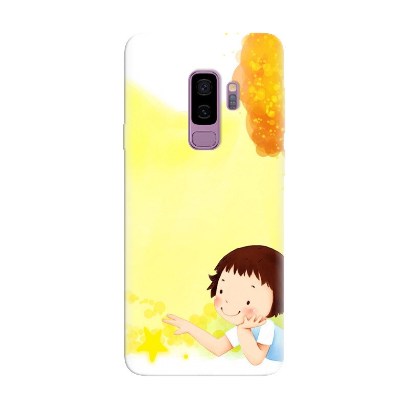 Husa silicon pentru Samsung Galaxy S9 Plus, Child Autumn Paint Hd
