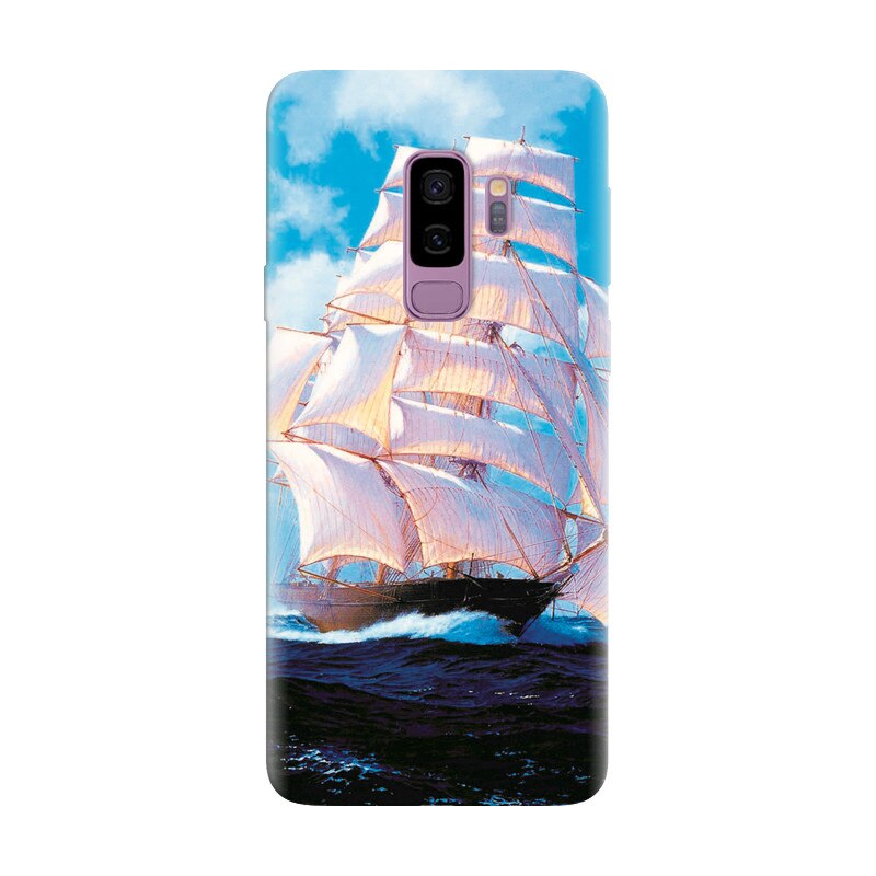 Husa silicon pentru Samsung Galaxy S9 Plus, Attractive Art Of Ships