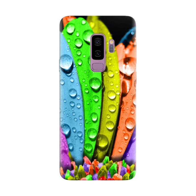 Husa silicon pentru Samsung Galaxy S9, Colorful Daisy Petals