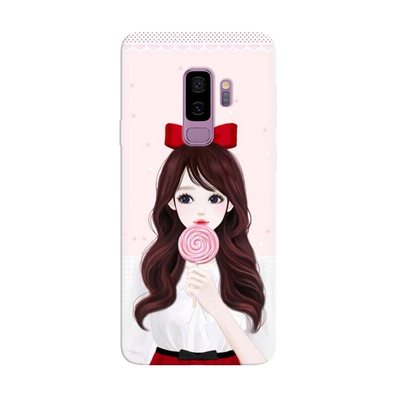 Husa silicon pentru Samsung Galaxy S9 Plus, Girly 001