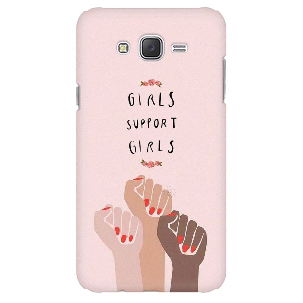 Husa silicon pentru Samsung Galaxy J1, Girls Supportgirls
