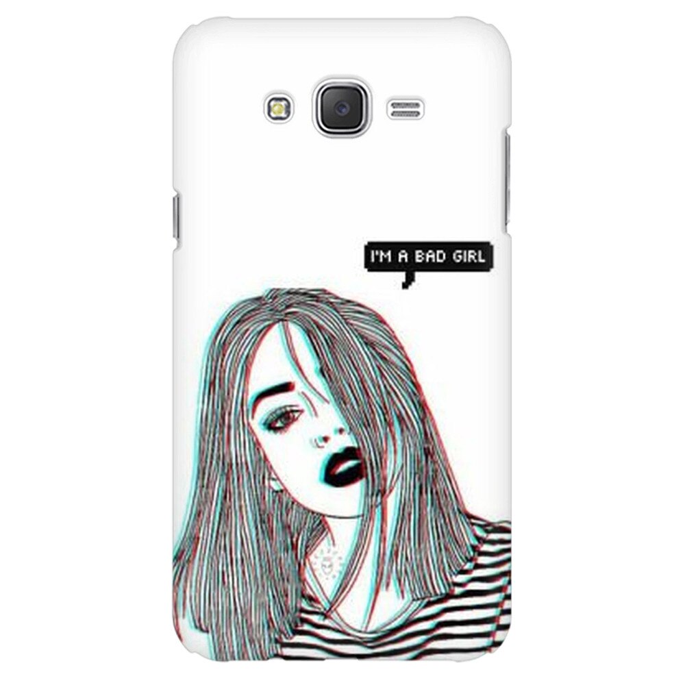 Husa silicon pentru Samsung Galaxy J1 Mini, Im A Bad Girl