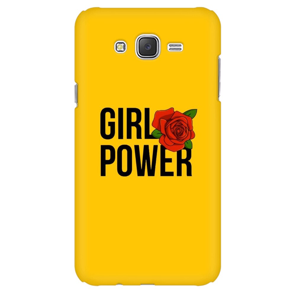 Husa silicon pentru Samsung Galaxy J1, Girl Power