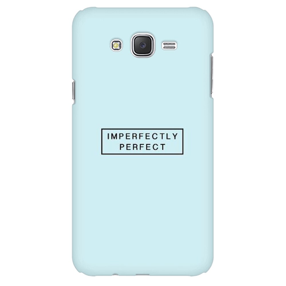 Husa silicon pentru Samsung Galaxy J1 2016, Imperfectly Perfect