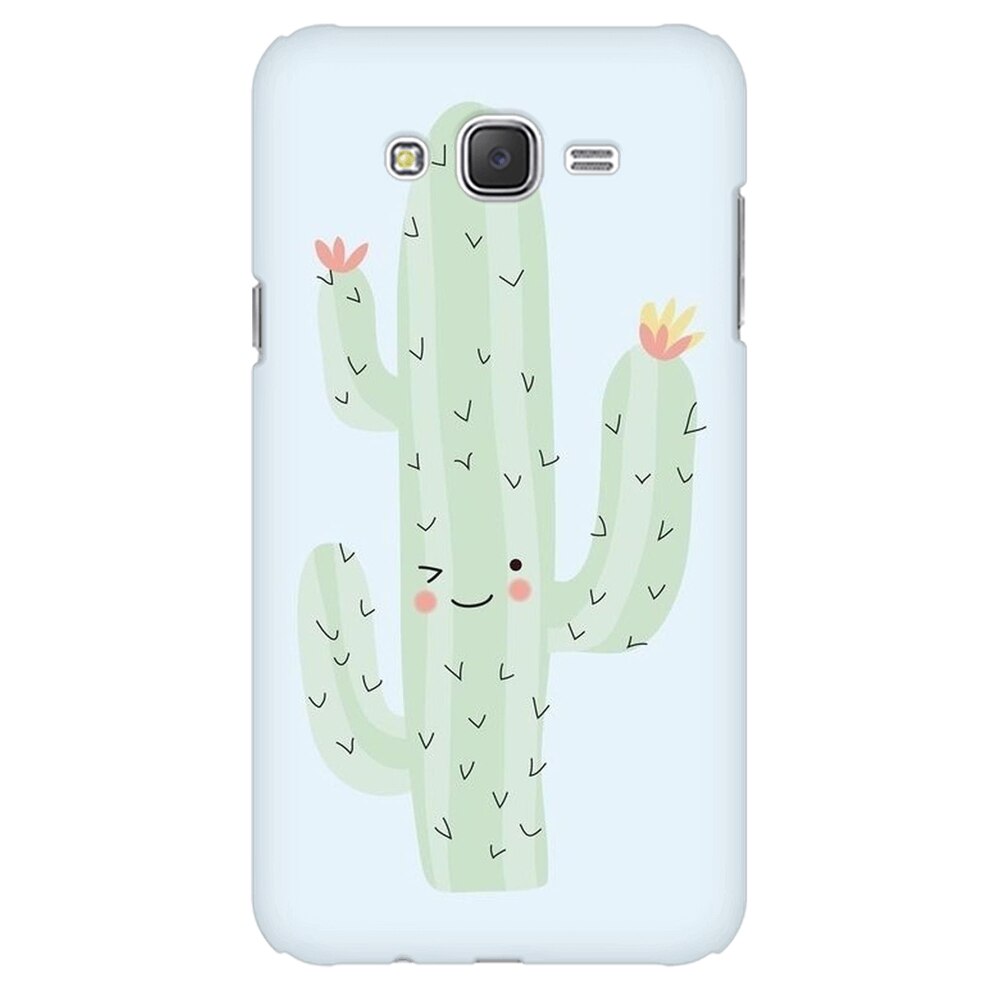 Husa silicon pentru Samsung Galaxy J1, Cactus