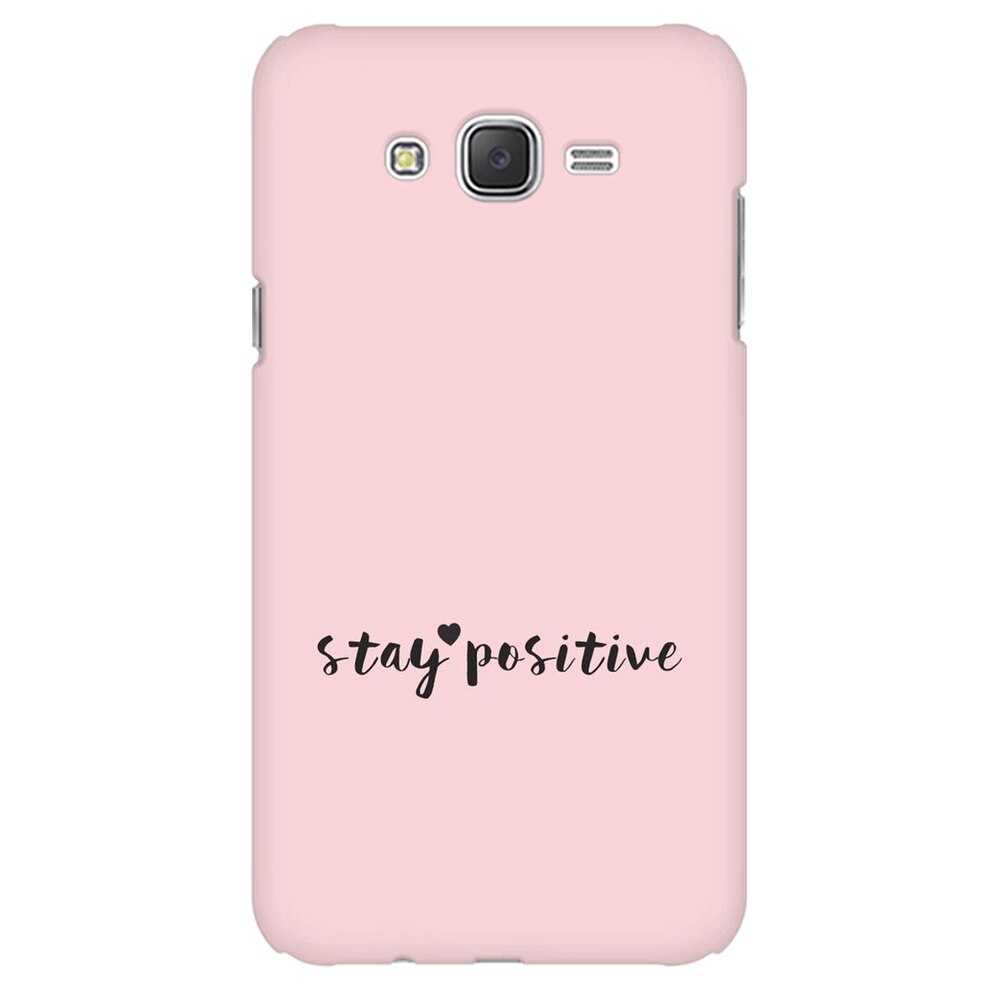 Husa silicon pentru Samsung Galaxy J1 Ace, Stay Positive