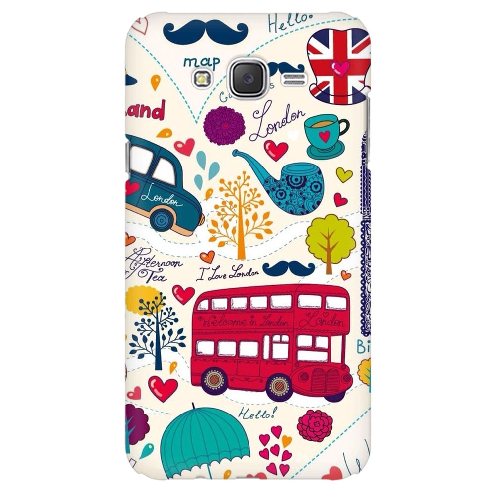 Husa silicon pentru Samsung Galaxy J1 2016, Welcome In London