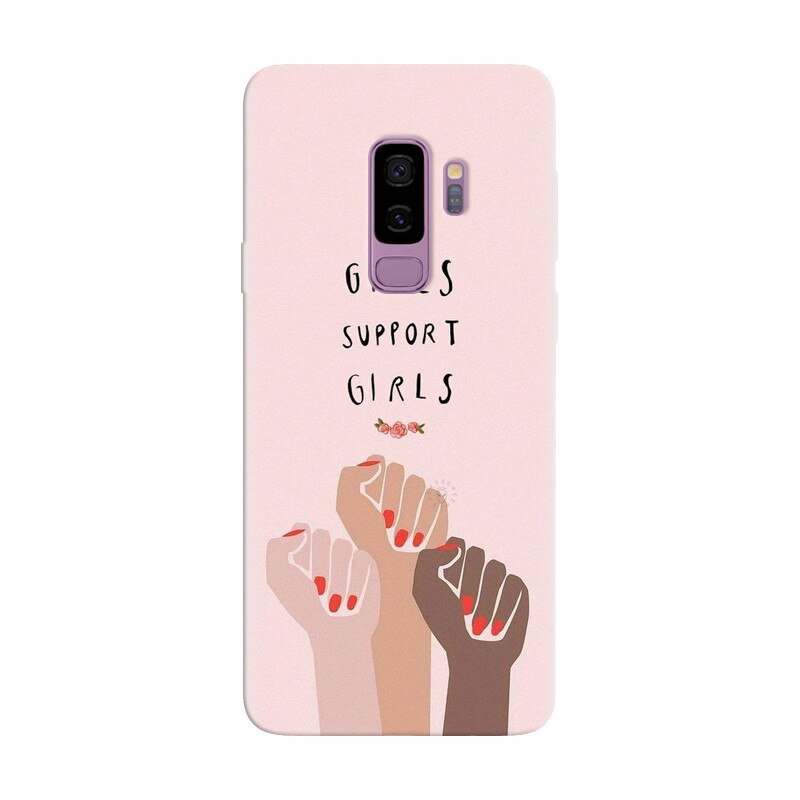 Husa silicon pentru Samsung Galaxy S9 Plus, Girls Supportgirls