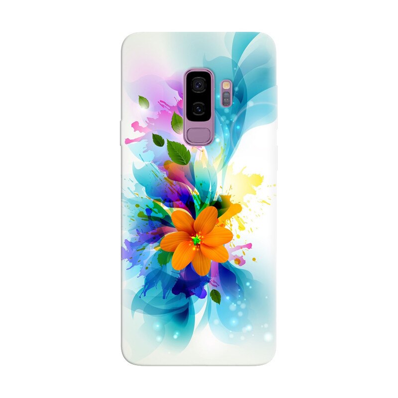 Husa silicon pentru Samsung Galaxy S9 Plus, Flower 011