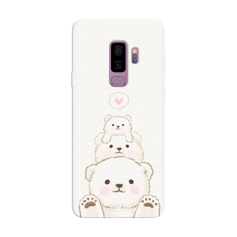 Husa silicon pentru Samsung Galaxy S9 Plus, Family Bear