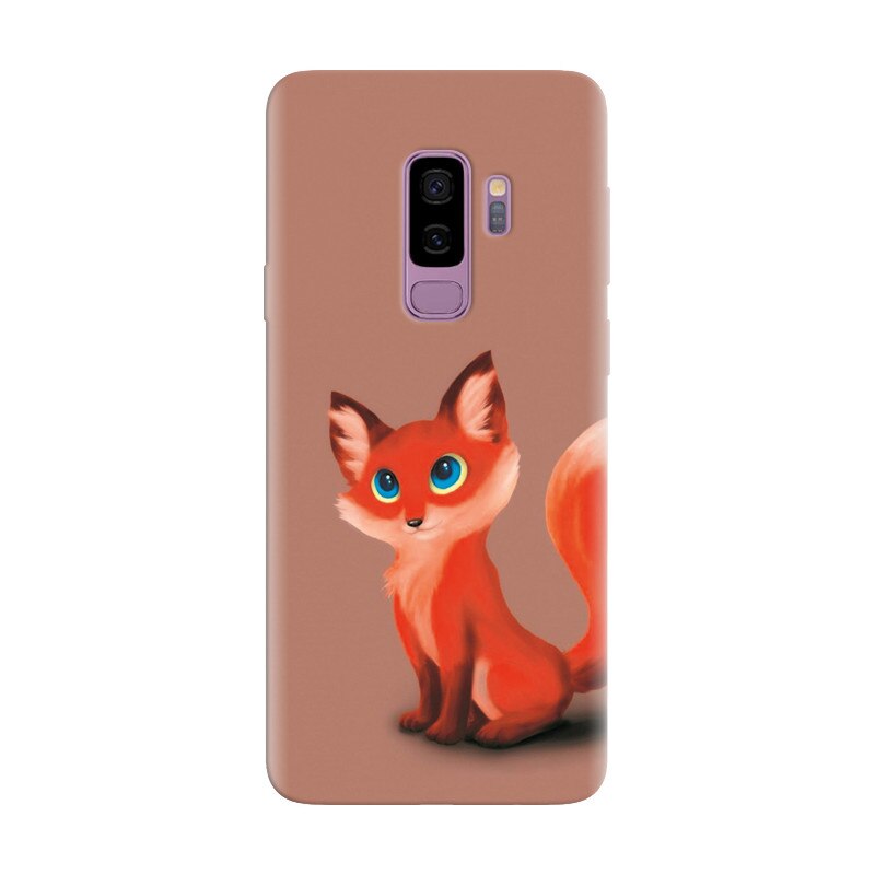 Husa silicon pentru Samsung Galaxy S9, Fox Cartoon Animal And