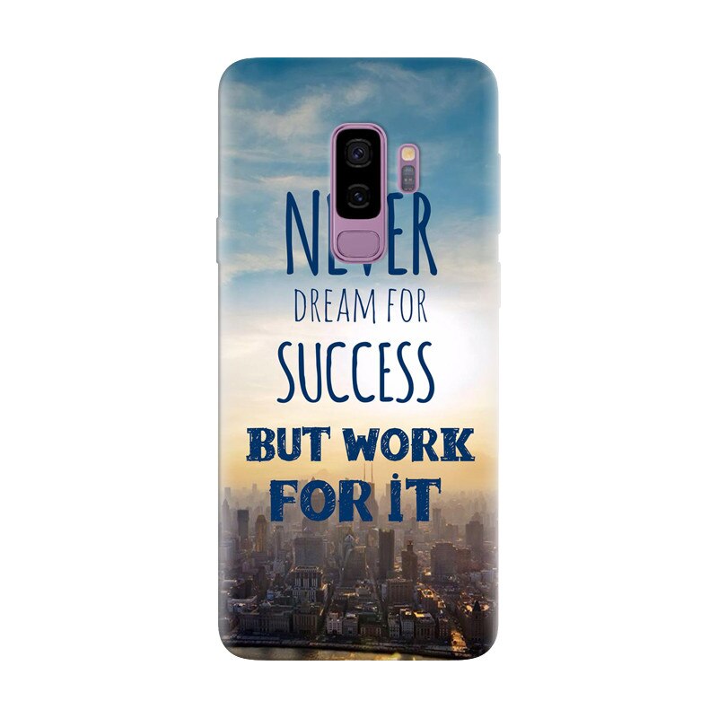 Husa silicon pentru Samsung Galaxy S9, Never Dream