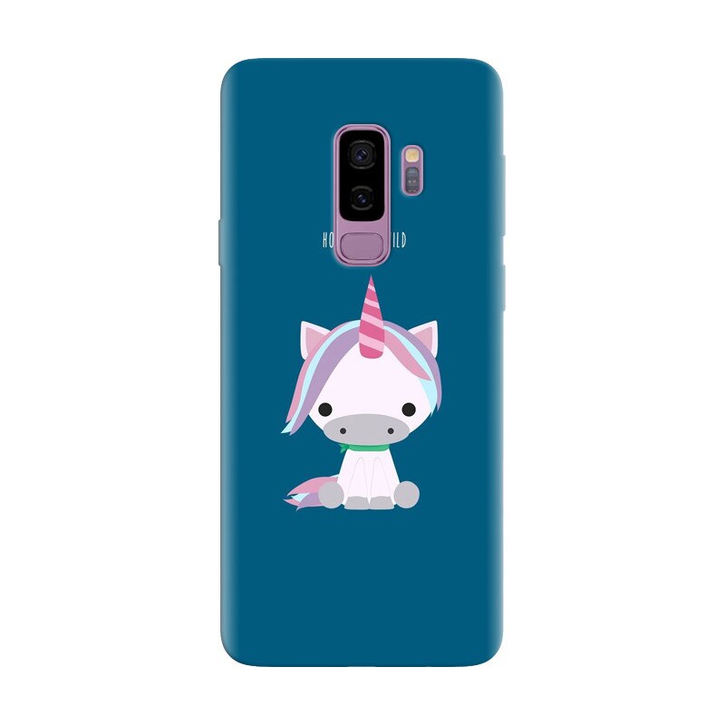 Husa silicon pentru Samsung Galaxy S9 Plus, Horn To Be Wild Cute Unicorn