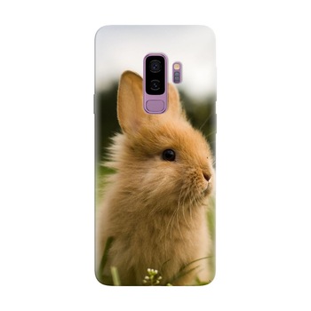 Husa silicon pentru Samsung Galaxy S9, Cute Rabbit In Grass Husa silicon pentru Samsung Galaxy S9, Cute Rabbit In Grass