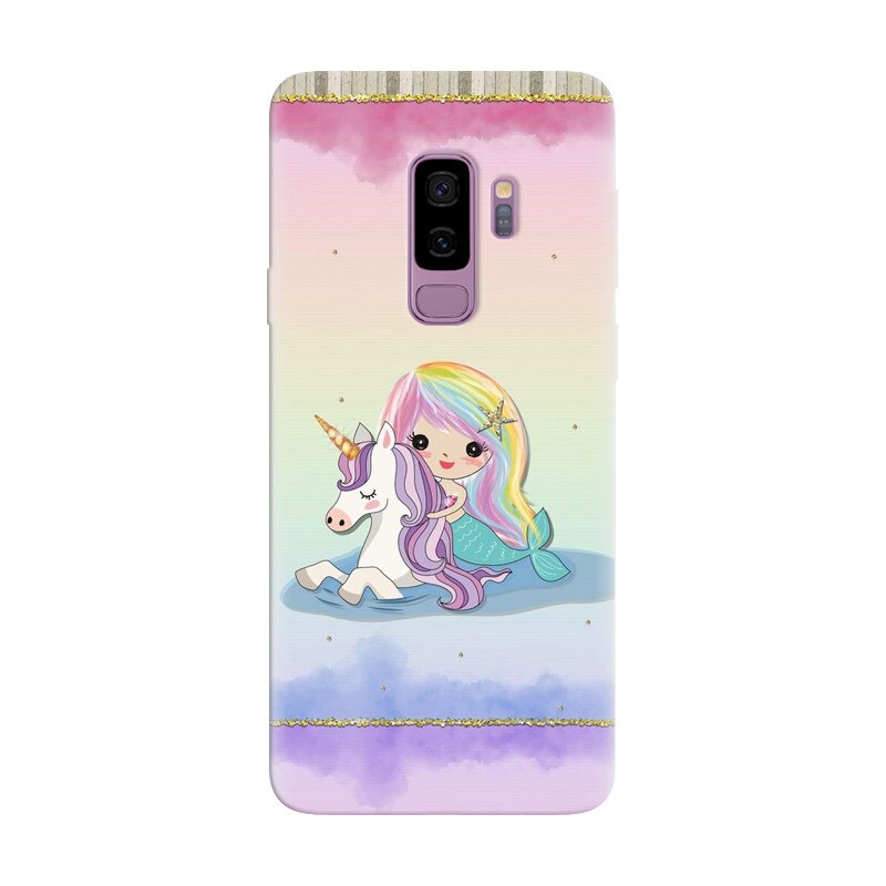 Husa silicon pentru Samsung Galaxy S9, Mermaid Unicorn Play