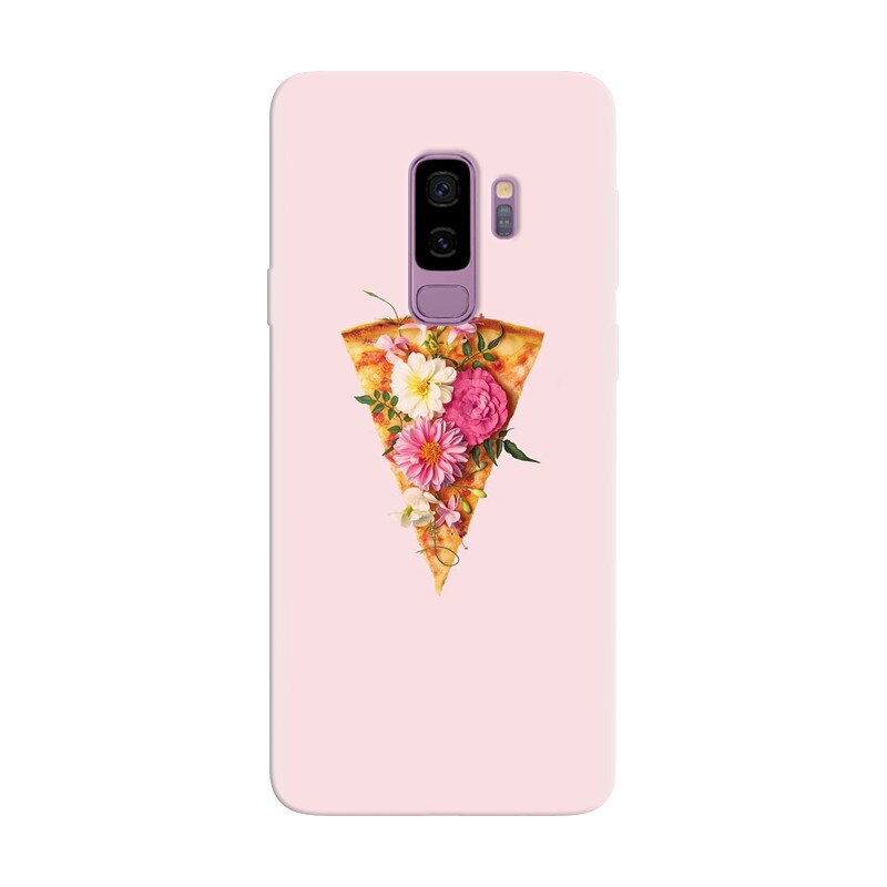 Husa silicon pentru Samsung Galaxy S9, Flower Pizza