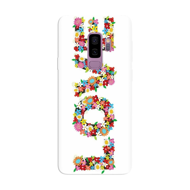 Husa silicon pentru Samsung Galaxy S9, Love Made By Flowers
