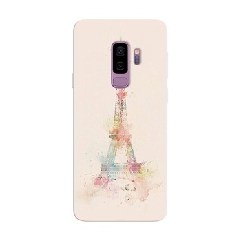 Husa silicon pentru Samsung Galaxy S9, Eiffel Tower 001 Husa silicon pentru Samsung Galaxy S9, Eiffel Tower 001