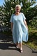 Rochie casual ,usor asimetrica,D&J Exclusive,Albastru-Deschis,42 EU