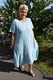 Rochie casual ,usor asimetrica,D&J Exclusive,Albastru-Deschis,42 EU