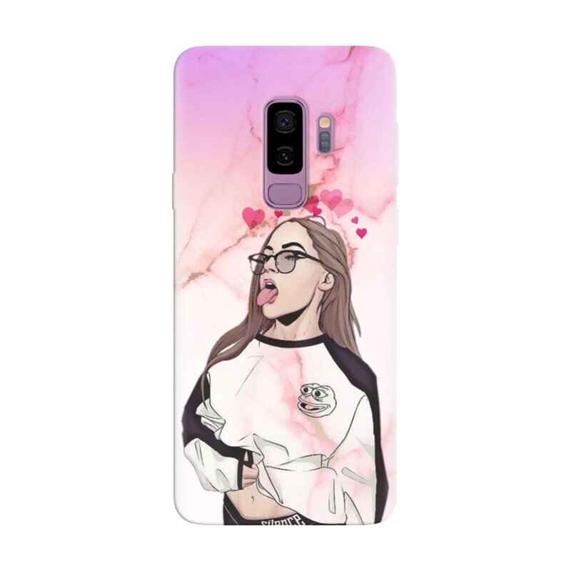 Husa silicon pentru Samsung Galaxy S9, Bad Girl