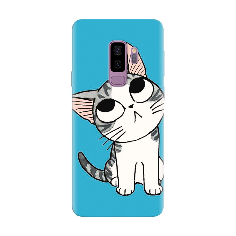 Husa silicon pentru Samsung Galaxy S9, Cat Lovely Cartoon