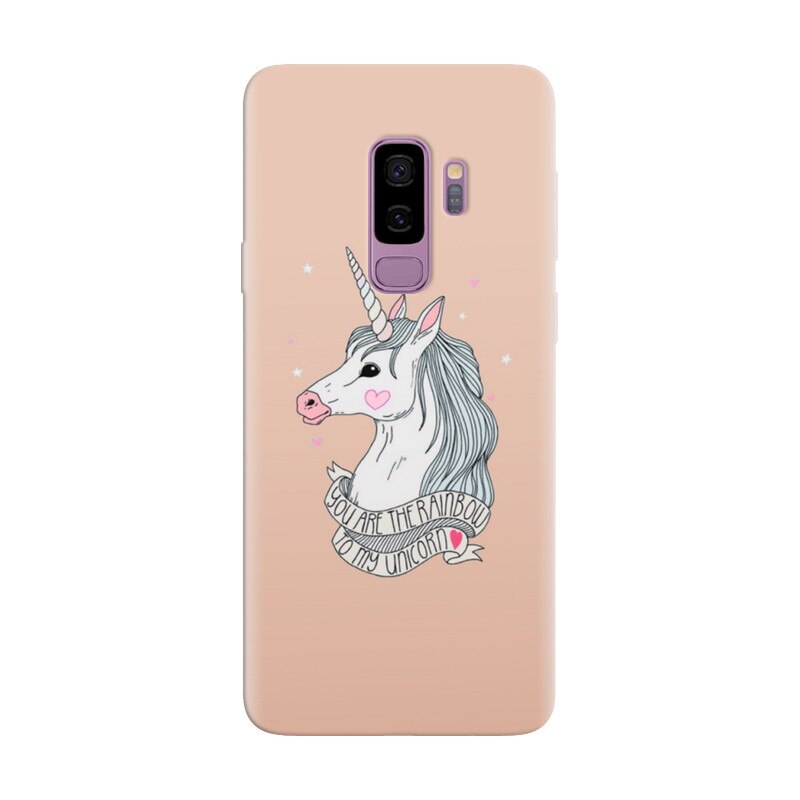 Husa silicon pentru Samsung Galaxy S9, Cute Rose Gold