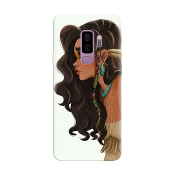 Husa silicon pentru Samsung Galaxy S9, Indian Girl Husa silicon pentru Samsung Galaxy S9, Indian Girl