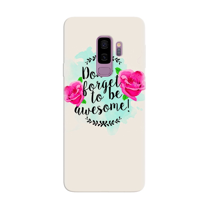 Husa silicon pentru Samsung Galaxy S9 Plus, Dont Forget