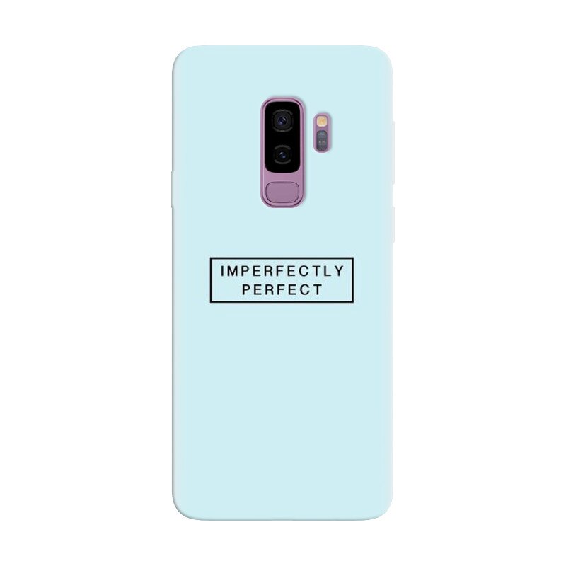 Husa silicon pentru Samsung Galaxy S9, Imperfectly Perfect