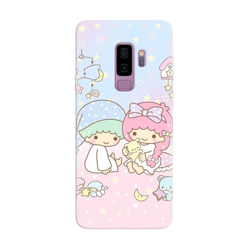Husa silicon pentru Samsung Galaxy S9, Little Twins