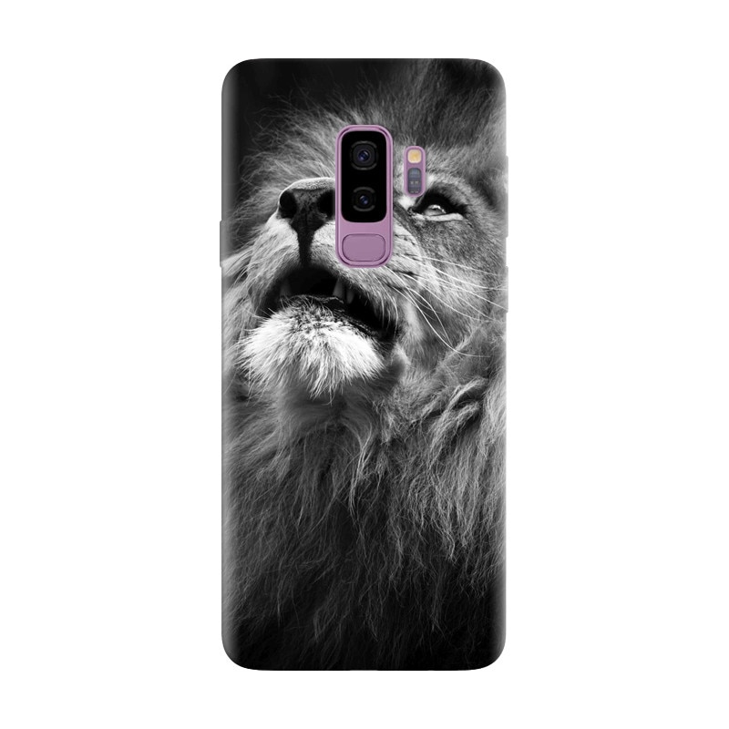 Husa silicon pentru Samsung Galaxy S9 Plus, Majestic Lion Portrait